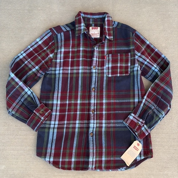 Levi's Plaid Shirt  Big Boy's Large 12-13 Years - Picture 1 of 3